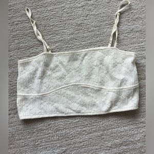 Size M lace Zara crop top